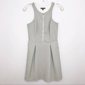 EXPRESS | Racerback Front Zip Pockets Dot Dress 2
